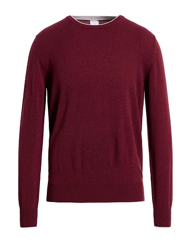 ELEVENTY Cashmere blend Burgundy 100% Cashmere