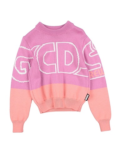 GCDS MINI Jumper Pink 50% Virgin Wool, 50% Acrylic