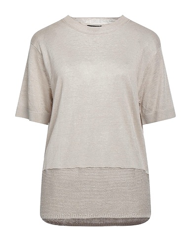 THEORY Jumper Beige 74% Linen, 25% Viscose, 1% Other Fibres