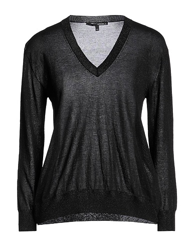 TORTONA 21 Jumper Black 70% Viscose, 16% Polyamide, 14% Metallic fiber