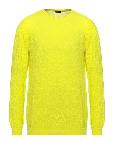 NE PAS Pullover Verde lime 100% Cotone