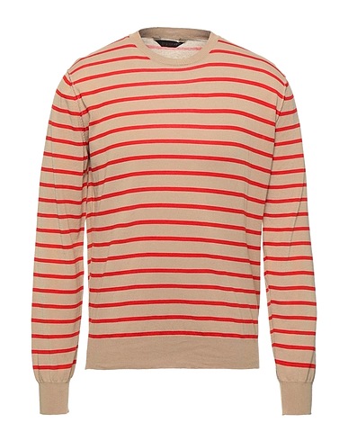 OFFICE 63 Pullover Cammello 100% Cotone