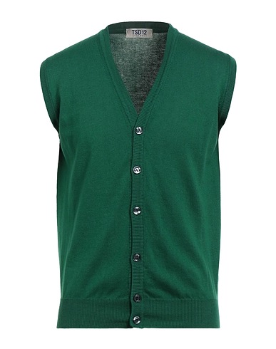TSD12 Cardigan Green 100% Cotton