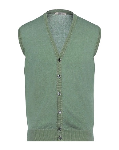 TSD12 Cardigan Military green 100% Cotton