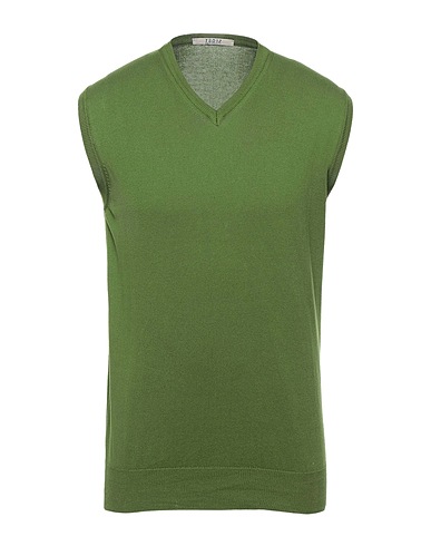 TSD12 Maglia Gilet Verde 100% Cotone