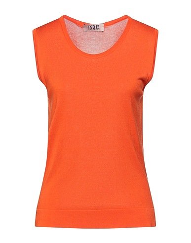 TSD12 Maglia Gilet Arancione 50% Viscosa, 50% Acrilico