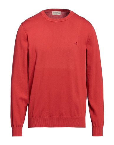 BROOKSFIELD Pullover Rosso pomodoro 100% Cotone