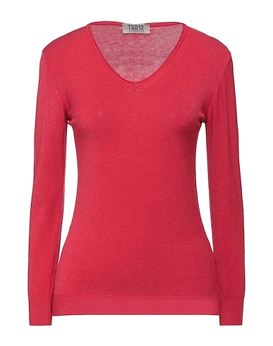 TSD12 Jumper Red 42% Modal, 38% Acrylic, 20% Polyamide