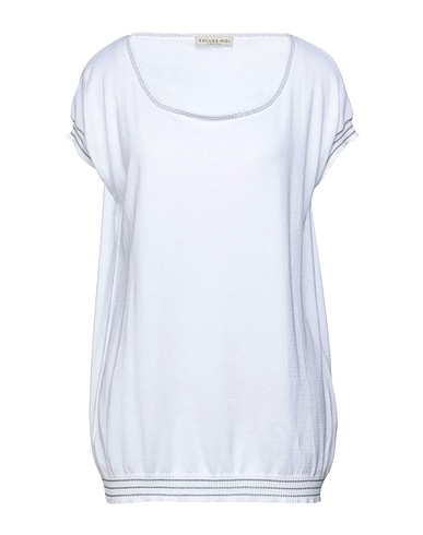 EXCUSE·MOI Sweater White 99% Cotton, 1% Lurex®