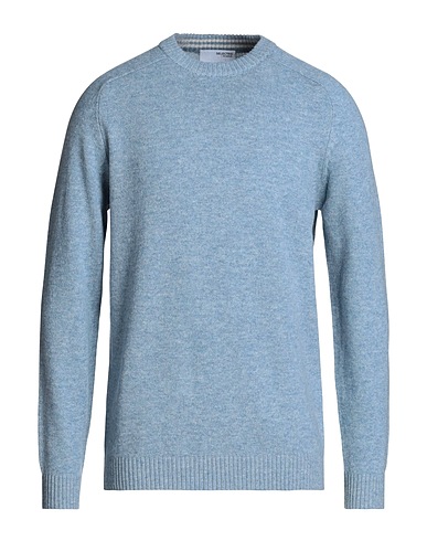 SELECTED HOMME Sweater Sky blue 100% Lambswool
