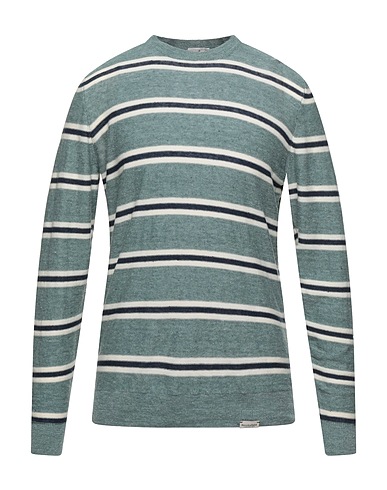 BROOKSFIELD Pullover Verde 85% Lino, 15% Cotone