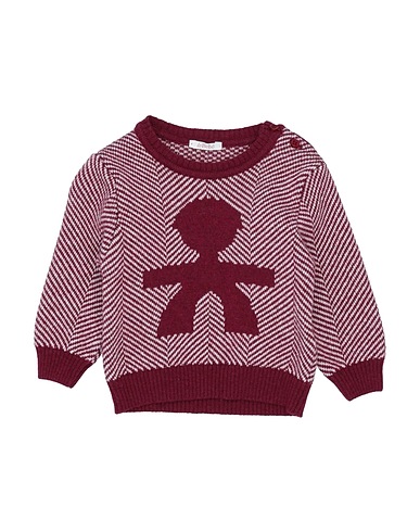 LE BEBÉ Sweater Burgundy 45% Viscose, 25% Merino Wool, 25% Polyamide, 5% Cashmere