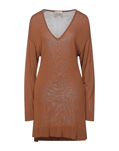 N.O.W. ANDREA ROSATI CASHMERE Jumper Tan 100% Viscose