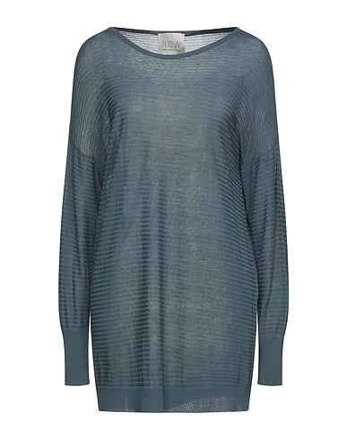 N.O.W. ANDREA ROSATI CASHMERE Jumper Slate blue 100% Viscose