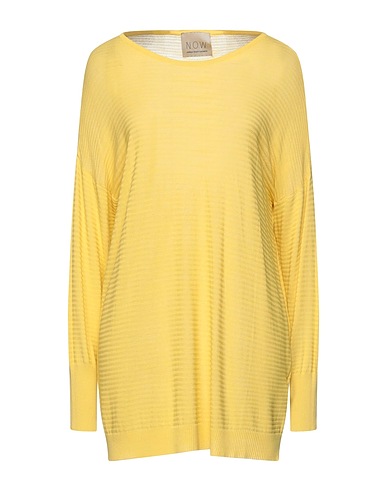 N.O.W. ANDREA ROSATI CASHMERE Pullover Giallo 100% Viscosa