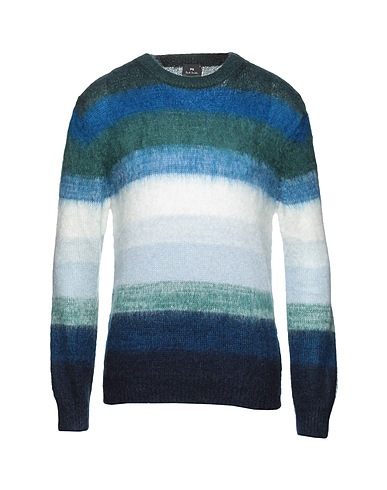 PS PAUL SMITH Jumper MENS PULLOVER CREW NECK
 Dark green 39% Acrylic, 29% Mohair wool, 29% Nylon, 3% Wool