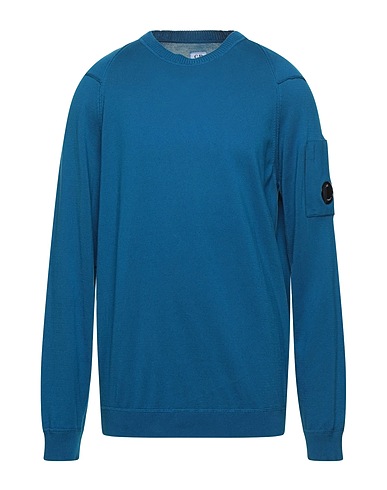 C.P. COMPANY Pullover Azurblau 100% Baumwolle