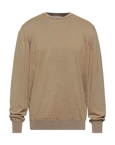 ALPHA STUDIO Jumper Beige 100% Cotton