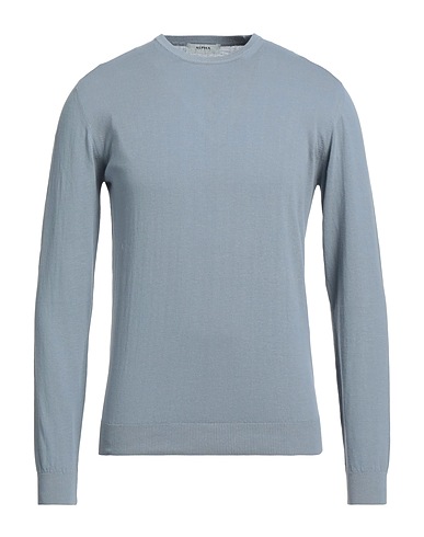 ALPHA STUDIO Pullover Blaugrau 100% Baumwolle