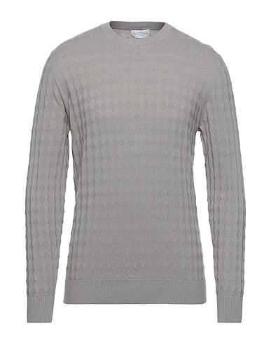 BALLANTYNE Sweater Grey 85% Cotton, 15% Cashmere