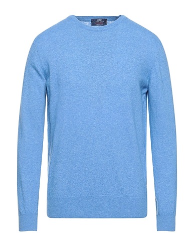 GIULIO CORSARI Jumper Pastel blue 80% Lambswool, 20% Polyamide