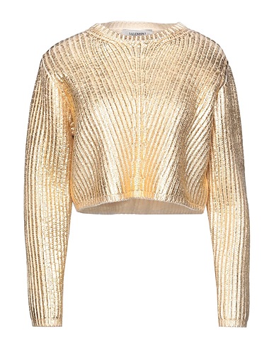 VALENTINO GARAVANI Coprispalle Oro 70% Lana Vergine, 30% Cachemire