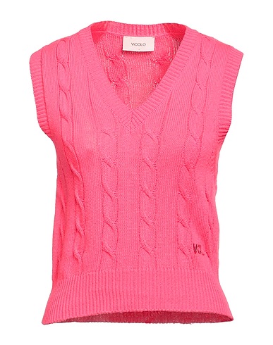 VICOLO Jumper Fuchsia 50% Cotton, 50% Acrylic