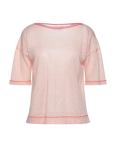 CALATURA Sweater Blush 85% Linen, 15% Polyester