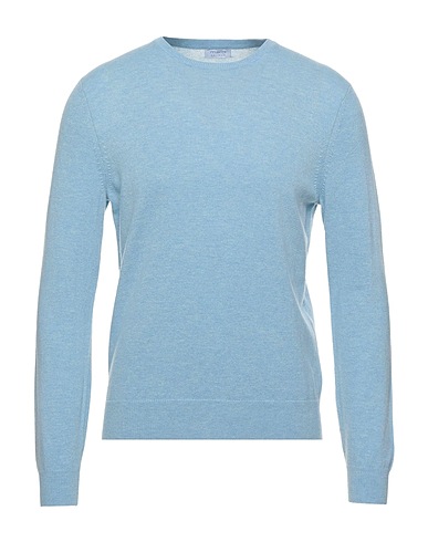 MALO Sweater OPTIMUM Sky blue 70% Wool, 30% Cashmere