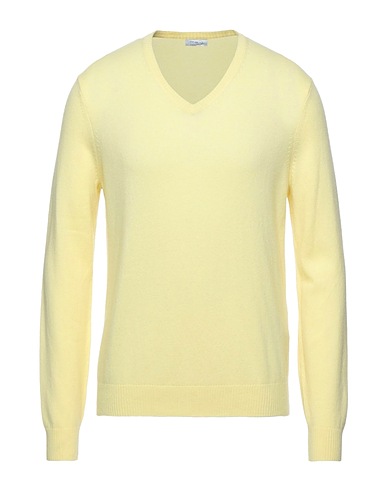 MALO Jumper OPTIMUM Pastel yellow 70% Wool, 30% Cashmere