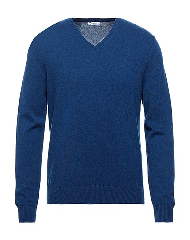 MALO Pullover OPTIMUM Blu 70% Lana, 30% Cachemire