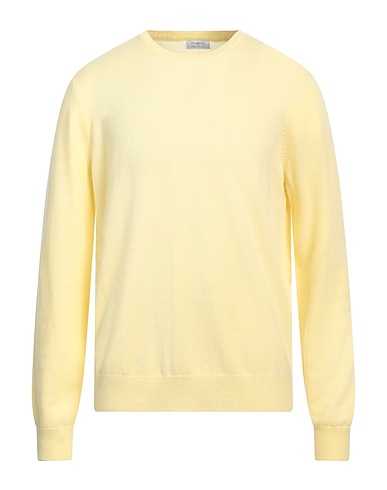 MALO Jumper OPTIMUM Pastel yellow 70% Wool, 30% Cashmere