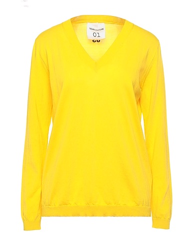 SEMICOUTURE Jumper Yellow 100% Cotton