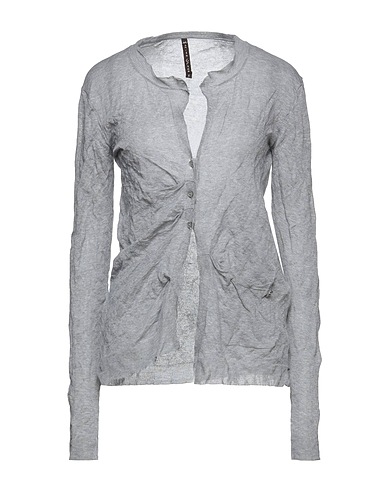 MANILA GRACE Cardigan Grey 72% Cotton, 28% Metallic fiber