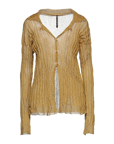 MANILA GRACE Cardigan Military green 72% Cotton, 28% Metallic fiber