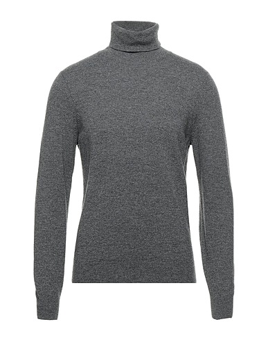 MALO Polo neck OPTIMUM Grey 70% Wool, 30% Cashmere