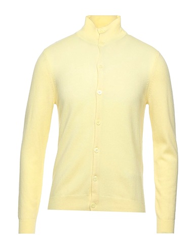 MALO Cardigan Pastel yellow 70% Wool, 30% Cashmere