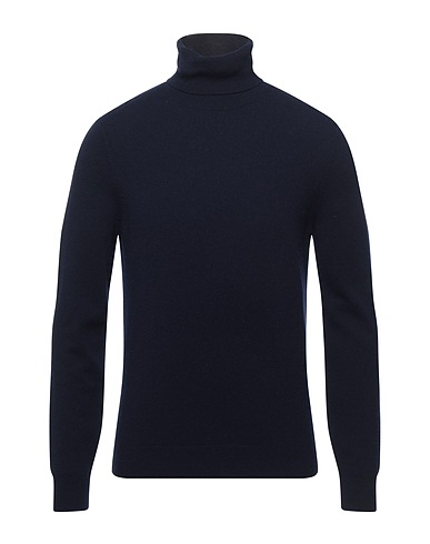 MALO Polo neck OPTIMUM Midnight blue 70% Wool, 30% Cashmere