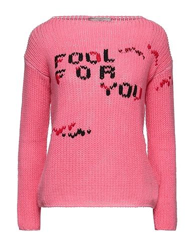 ERMANNO SCERVINO Maglia in Cachemire Rosa 100% Cachemire, Cotone