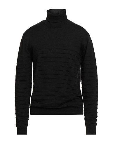 BARENA Turtleneck Black 100% Virgin Wool