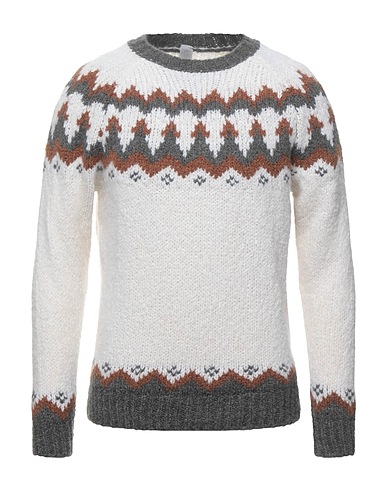 ELEVENTY Cashmere blend Ivory 54% Cashmere, 36% Alpaca wool, 10% Silk
