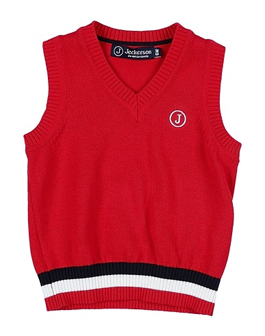JECKERSON Pullover Rot 97% Baumwolle, 3% Nylon