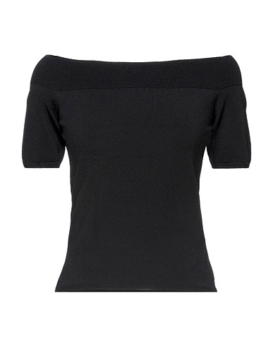 MCQUEEN プルオーバー ブラック レーヨン 83% / ポリエステル 17%