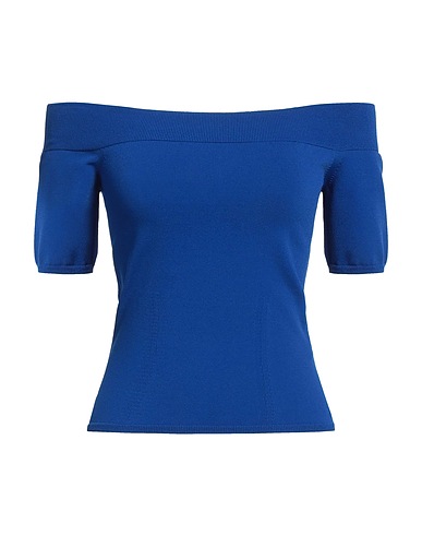 MCQUEEN Jumper Navy blue 83% Viscose, 17% Polyester