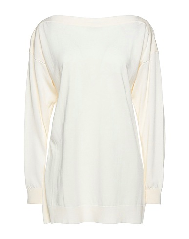 ALPHA STUDIO Sweater Ivory 58% Viscose, 42% Cotton