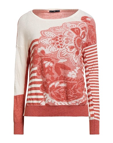 HIGH Sweater Brick 52% Linen, 40% Cotton, 6% Nylon, 2% Elastane