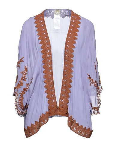 PINKO Strickjacke Lila 100% Viskose, Baumwolle, Polyester