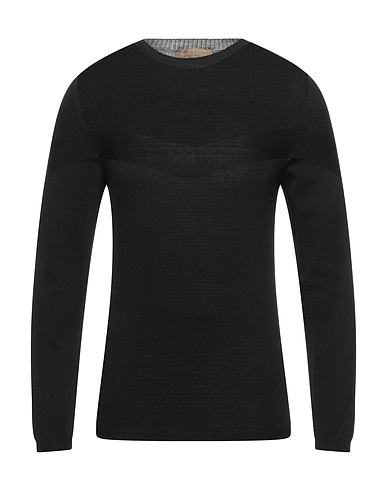 DANIELE FIESOLI Jumper Black 75% Viscose, 25% Polyamide