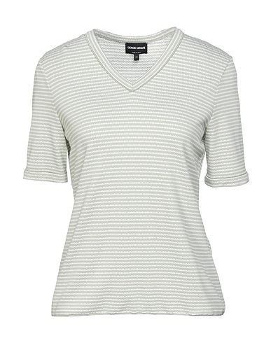 GIORGIO ARMANI Jumper Sage green 97% Viscose, 3% Elastane