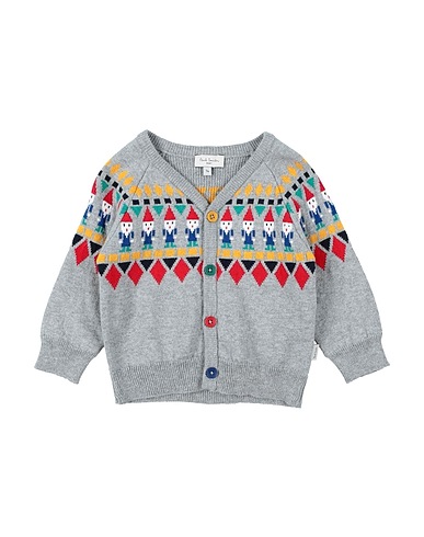 PAUL SMITH Cardigan Grey 80% Cotton, 20% Wool, Cashmere